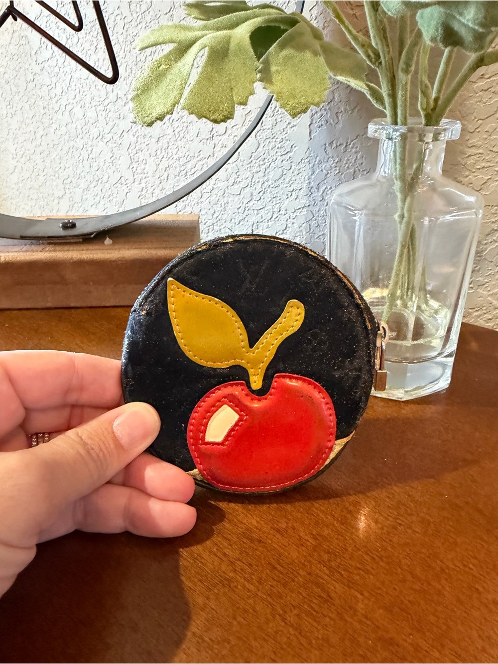 Louis Vuitton Apple Patch Coin Case